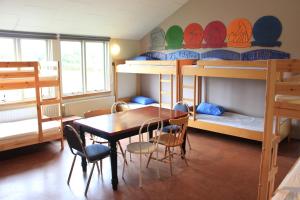 Palanda nebo palandy na pokoji v ubytování Lava Hostel