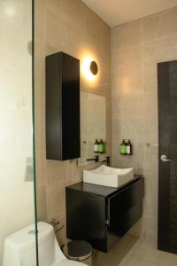 Phòng tắm tại Residencia en Oaxaca Mosso