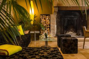 Posezení v ubytování Hotel Restaurant De l'Illwald