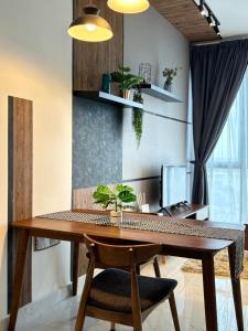 Kuchyň nebo kuchyňský kout v ubytování One Bedroom Troika Kota Bharu @ AGhome (Commoneo Theme) + 19 fotografií