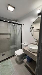 Koupelna v ubytování Apartamento Novo e Confortável em Cabo Frio