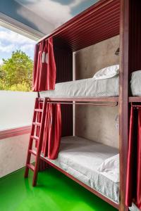 Krevet ili kreveti na kat u jedinici u objektu Blanco Albergue