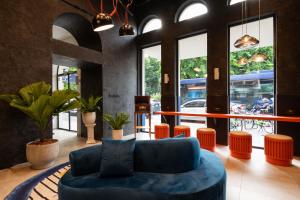 Χώρος καθιστικού στο 5loft Anti-Hotel, Silom, Bangkok