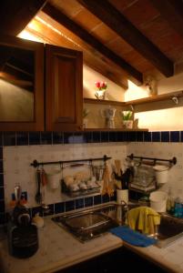 O bucătărie sau chicinetă la Il Paradiso nel Borgo