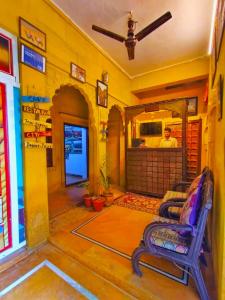 Posezení v ubytování Hotel golden mirage Jaisalmer