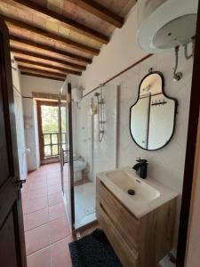 Koupelna v ubytování Casa Scovaventi Eleonora