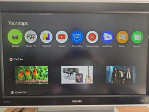 Μια τηλεόραση ή/και κέντρο ψυχαγωγίας στο Studio Groundfloor Apartment