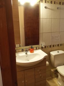 Koupelna v ubytování Olga's House