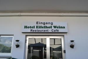 Certifikát, hodnocení, plakát nebo jiný dokument vystavený v ubytování Eifelhof Weina