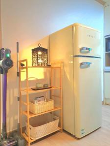 Kuchyň nebo kuchyňský kout v ubytování J&J Garden Stay Suncheon Bay National Garden Fair