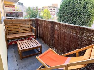 Balkón nebo terasa v ubytování Le Cocon Saint Florent