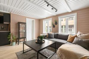 Χώρος καθιστικού στο Red Polar House