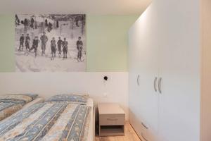 Postel nebo postele na pokoji v ubytování Francesca's home