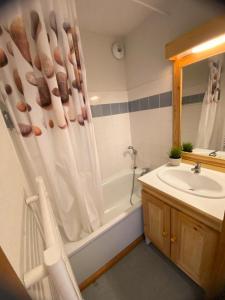 Koupelna v ubytování Les Chalets De Superd Chardon Bleu - APPARTEMENT 4 PERSONNES AGREABLE EXPO SUD MAE-8764