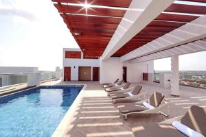 Bazén v ubytování Modern 1 Bedroom Apartment at The Gallery, East Legon, Pool & Gym nebo v jeho okolí