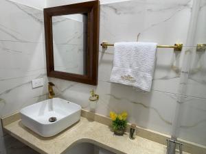 Ένα μπάνιο στο Hotel Boutique Porvenir Real