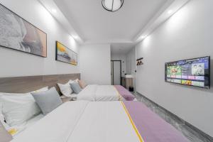 TV a/nebo společenská místnost v ubytování Park Hotel