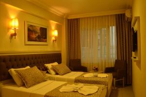 Posezení v ubytování Mekke Hotel Istanbul