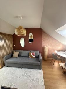 Posezení v ubytování Le precieux de la Gare