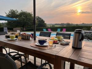 Nápoje v ubytování 'Maison M' chambres d'hôtes