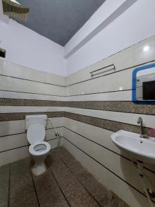Koupelna v ubytování Hotel DD palace