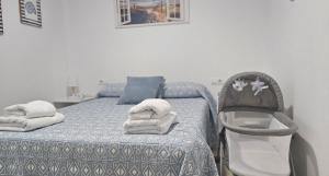Postel nebo postele na pokoji v ubytování SOL Y PLAYA