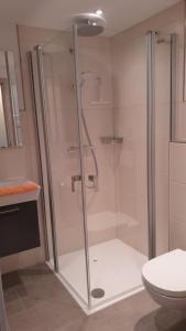 Ένα μπάνιο στο Haus am Wäldchen Wohnung 6