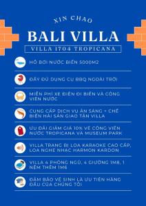 a poster for the bali villa volleyball tournament at Bali Villa- Đối diện Tropicana Park - Novaworld Hồ Tràm in Ho Tram