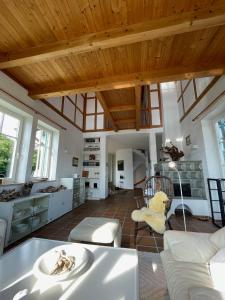 Χώρος καθιστικού στο Landhaus Marlene +16 φωτογραφίες