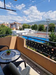 Balkón nebo terasa v ubytování Apartman Iris