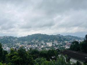 a view of a city on a hill at AnS Villas and Apartments in Kandy