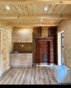 Dapur atau dapur kecil di Хутір Бойка