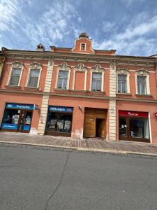 a large building on the side of a street at DH Duomo V BIG Party apartment 12 people in Košice