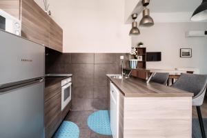 Køkken eller tekøkken på Andrassy Garden Apartment in Center + 12 billeder