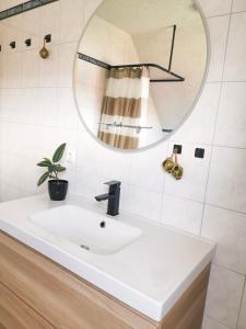 Koupelna v ubytování VoSsis Fewo Ferienwohnung