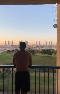 En balkon eller terrasse på Golf porto marina north coast