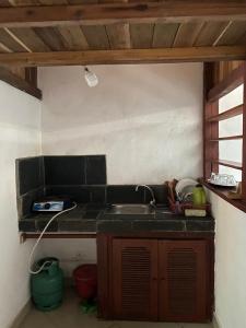 Dapur atau dapur kecil di Studio Cannelle - À deux pas de la plage Nosy Be