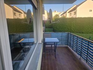 Μπαλκόνι ή βεράντα στο Ferienwohnung am Waldrand