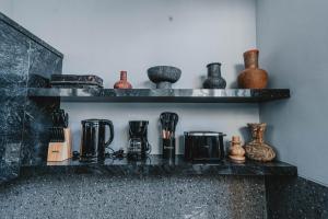 Køkken eller tekøkken på Villa Dayana Canggu