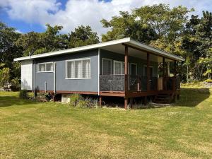 阿洛菲Pokopoko的坐在草地顶上的一个小房子