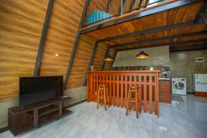 Kuchyň nebo kuchyňský kout v ubytování Greenpeak Serene Luxury Cabanas