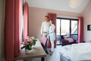 Postel nebo postele na pokoji v ubytování Erve Grootenhuys