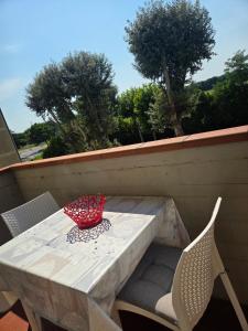 Balkón nebo terasa v ubytování Casa Nanà Beach + 29 fotografií