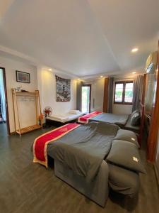 Ένα ή περισσότερα κρεβάτια σε δωμάτιο στο Beachfront villas Phan Thiet +7 φωτογραφίες
