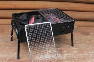 a toaster oven sitting on top of a wooden floor at Nature Resort in Shimanto / Vacation STAY 33183 in Funato