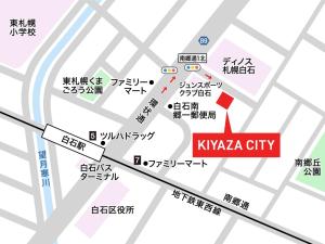 札幌市にあるCarid Shiraishi In front of the station / Vacation STAY 4649の柿屋市地図 +4枚の写真