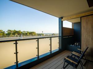 Балкон или терраса в Rakuten STAY MOTEL Kujukurihama Katakai 202 1LDK with BBQ terrace