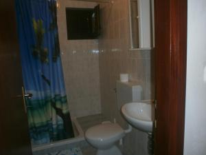 Koupelna v ubytování Apartments Gorenjka