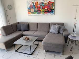 Ruang duduk di Haus Stranddüne