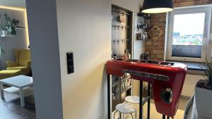 Dapur atau dapur kecil di Expo Loft- Kielce Centrum-parking